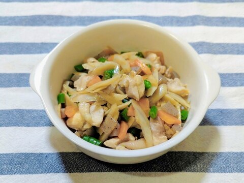 鶏とごぼうの煮物